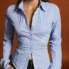 Fitted Shirt with Flared Sleeves – Shirts and Blouses Fitted Shirt with Flared Sleeves – Shirts and Blouses