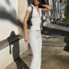 Flared Bengaline Trousers Flared Bengaline Trousers
