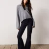 Flared Bengaline Trousers – Pants Flared Bengaline Trousers – Pants