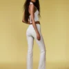 Flared Bengaline Trousers – Pants Flared Bengaline Trousers – Pants