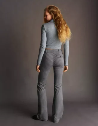 Flared Bengaline Trousers – Pants
