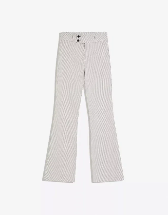 Flared Bengaline Trousers – Pants Flared Bengaline Trousers – Pants