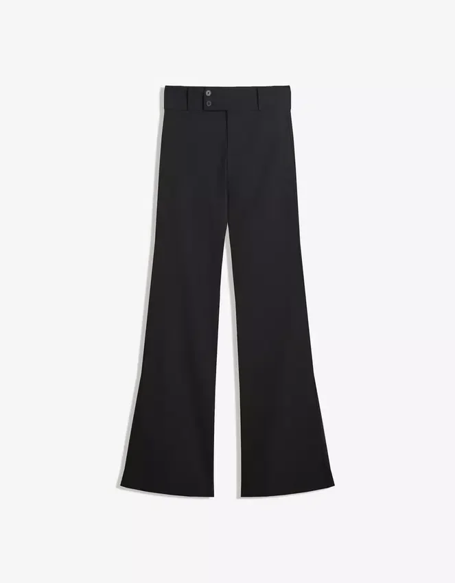Flared Bengaline Trousers – Pants Flared Bengaline Trousers – Pants
