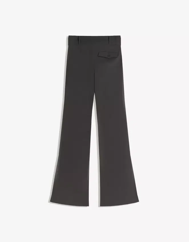 Flared Bengaline Trousers – Pants Flared Bengaline Trousers – Pants