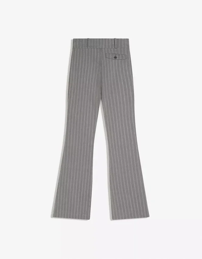 Flared Bengaline Trousers – Pants Flared Bengaline Trousers – Pants