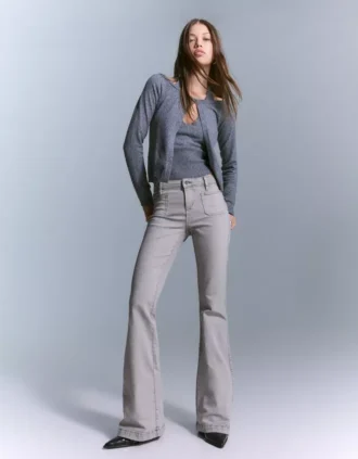 Flared Pants with Pocket Flaps – Pants