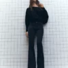 Flared Pants with Pocket Flaps – Pants Flared Pants with Pocket Flaps – Pants