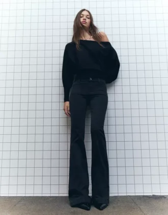 Flared Pants with Pocket Flaps – Pants