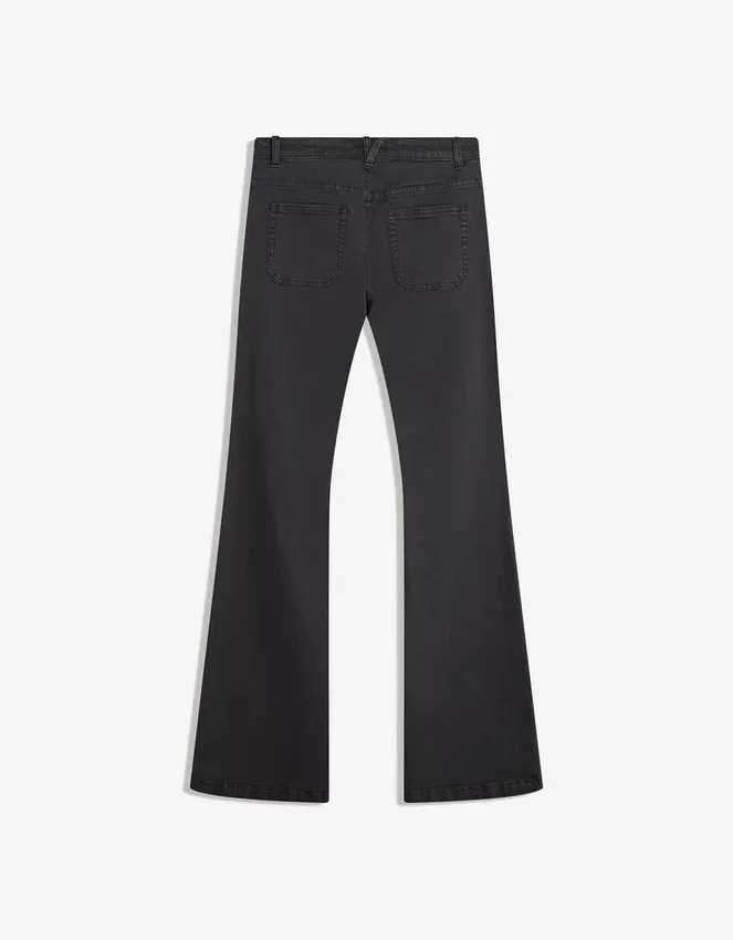 Flared Pants with Pocket Flaps – Pants Flared Pants with Pocket Flaps – Pants