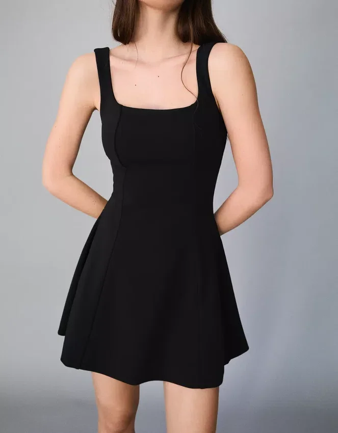 Flared Skirt Dress Flared Skirt Dress