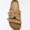 Flat Sandals with Buckle Detail – Flat Sandals – Women Flat Sandals with Buckle Detail – Flat Sandals – Women