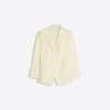 Flowing Blazer with Drawstring – Jackets and Trench