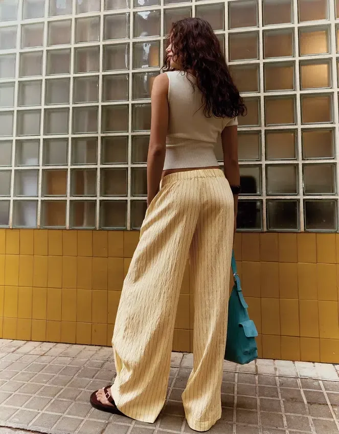 Flowing Striped Trousers – Women Flowing Striped Trousers – Women