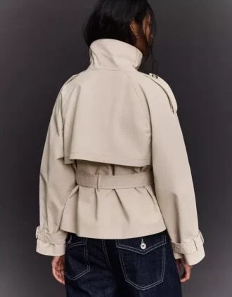 Funnel Neck Trench Jacket – Jackets and Trench