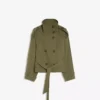 Funnel Neck Trench Jacket Funnel Neck Trench Jacket