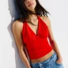 Gathered Halter Top – Tops