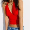 Gathered Halter Top – Tops
