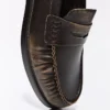 Gathered Loafer with Brushed Detail – Smart Shoes Gathered Loafer with Brushed Detail – Smart Shoes