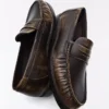 Gathered Loafer with Brushed Detail – Smart Shoes Gathered Loafer with Brushed Detail – Smart Shoes