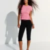 Gathered T-Shirt with Side Ties Gathered T-Shirt with Side Ties