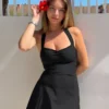 Halter Mini Dress