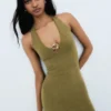 Halter Neck Midi Dress Halter Neck Midi Dress