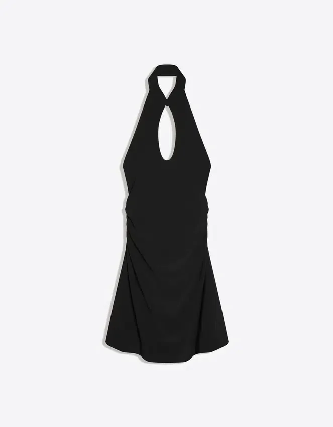 Halter Off-The-Shoulder Dress Halter Off-The-Shoulder Dress
