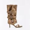Heeled Trousers Sandals with Buckles – Heeled Sandals Heeled Trousers Sandals with Buckles – Heeled Sandals
