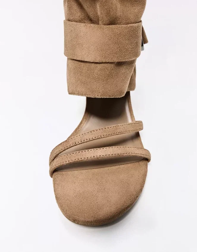 Heeled Trousers Sandals with Buckles – Heeled Sandals Heeled Trousers Sandals with Buckles – Heeled Sandals