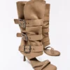 Heeled Trousers Sandals with Buckles – Heeled Sandals Heeled Trousers Sandals with Buckles – Heeled Sandals