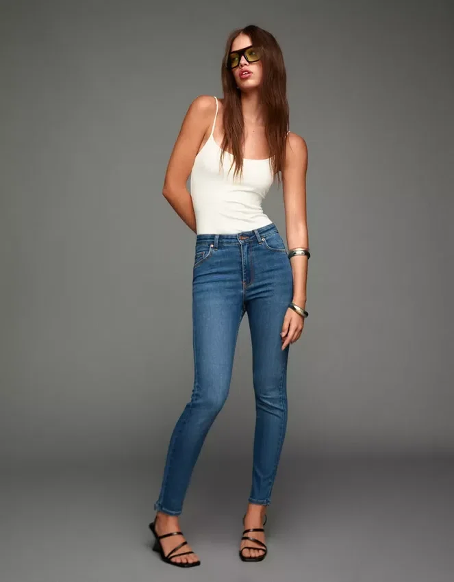 High-Rise Soft Skinny Jeans – Pants High-Rise Soft Skinny Jeans – Pants