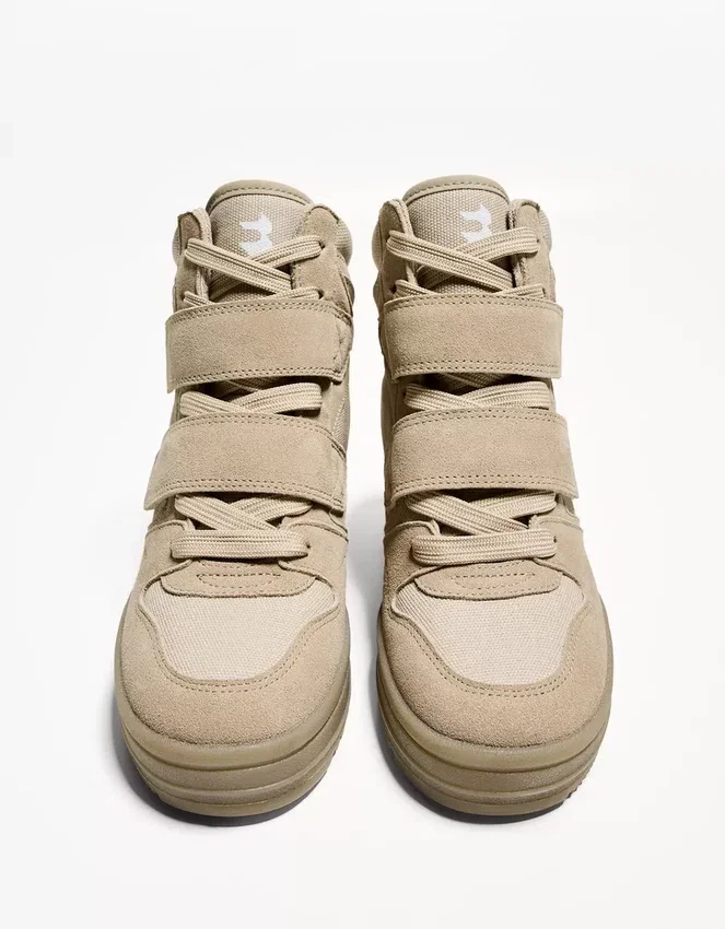 High-Top Sneakers with Inner Wedge – Shoes High-Top Sneakers with Inner Wedge – Shoes
