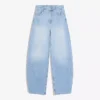 High-Waist Barrel Jeans