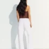 High-Waist Shimmery Straight-Leg Jeans High-Waist Shimmery Straight-Leg Jeans