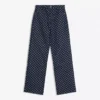 High-Waist Straight Jeans with Polka Dots High-Waist Straight Jeans with Polka Dots