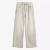 High-Waist Straight Wide-Leg Jeans – Pants