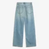 High-Waist Straight Wide-Leg Jeans – Pants