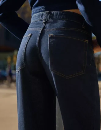 High-Waist Straight Wide-Leg Jeans – Pants – Women High-Waist Straight Wide-Leg Jeans – Pants – Women