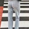 High-Waist Wide-Leg Straight Jeans – Pants