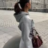 High-Waist Zip-Up Hoodie – #Bershkastyle – Women High-Waist Zip-Up Hoodie – #Bershkastyle – Women