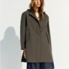 Hooded Water Repellent Windproof Trench – Jackets and Trench
