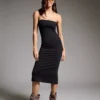 Knit Bandeau Midi Dress – Dresses and Jumpsuits