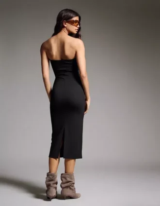 Knit Bandeau Midi Dress – Dresses and Jumpsuits Knit Bandeau Midi Dress – Dresses and Jumpsuits