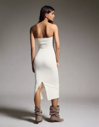 Knit Bandeau Midi Dress – Dresses and Jumpsuits Knit Bandeau Midi Dress – Dresses and Jumpsuits