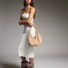 Knit Bandeau Midi Dress – Dresses and Jumpsuits