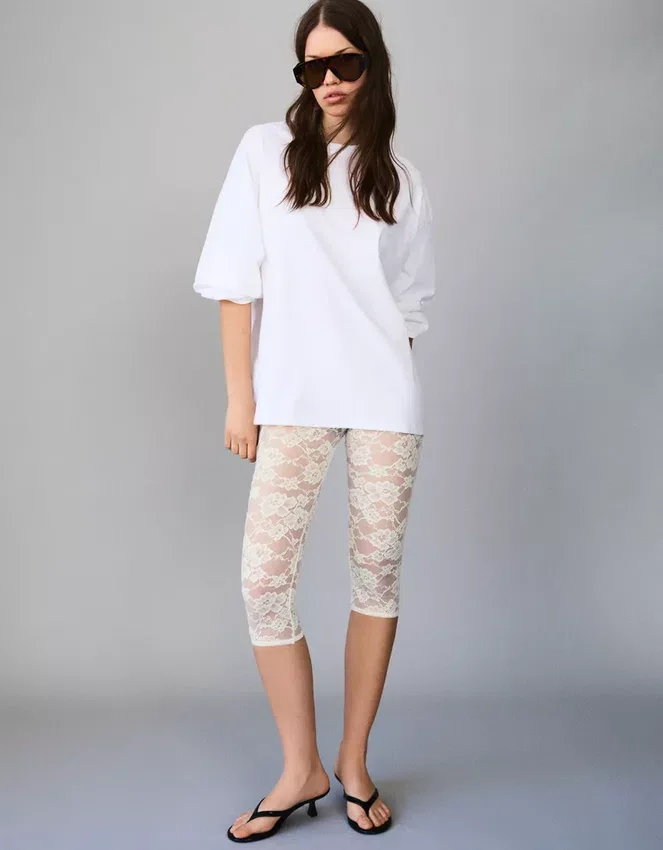 Lace Capri Leggings Lace Capri Leggings