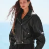 Leather Biker Jacket – Jackets and Trench