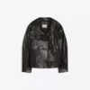 Leather Funnel Neck Jacket – Women