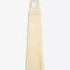 Linen Blend Halter Midi Dress – Dresses and Jumpsuits