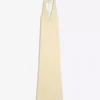 Linen Blend Halter Midi Dress – Dresses and Jumpsuits